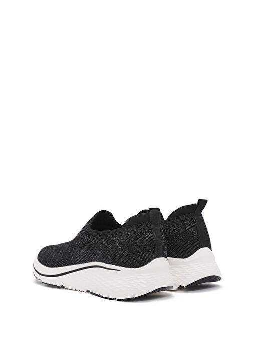 Derimod Zero Kadın Siyah Kalın Tabanlı Kumaş Sneaker 25SFE49536F - Görsel 6