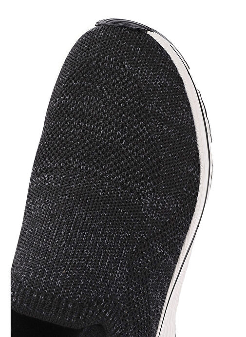 Derimod Zero Kadın Siyah Kalın Tabanlı Kumaş Sneaker 25SFE49536F - Görsel 9