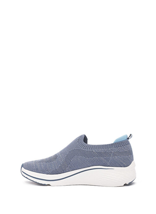 Derimod Zero Kadın Mavi Kalın Tabanlı Kumaş Sneaker 25SFE49536F - Görsel 3