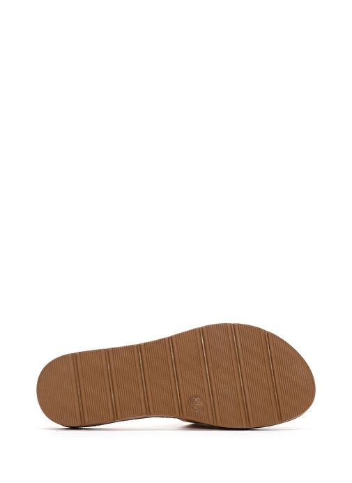 Kadın Taba Aksesuarlı Terlik 25SFE460418 - Görsel 5