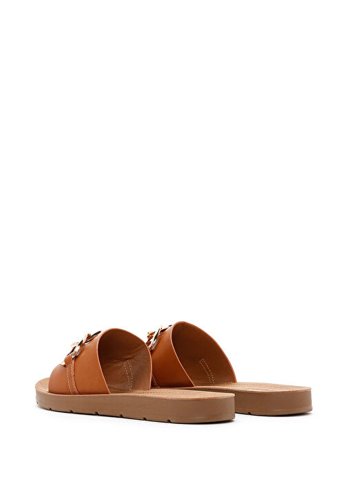 Kadın Taba Aksesuarlı Terlik 25SFE460418 - Görsel 6