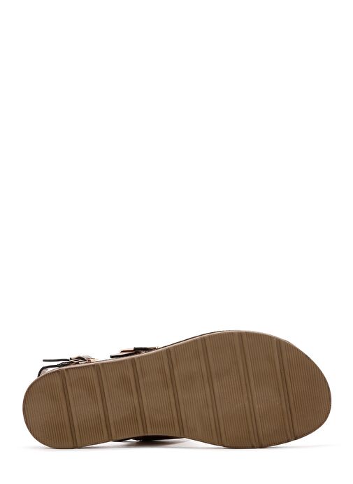Kadın Taba Arkadan Bantlı Parmak Arası Sandalet 25SFE461014 - Görsel 5
