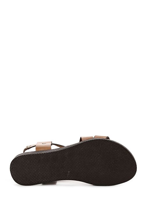 Kadın Taba Deri Bodrum Sandalet 25SFD331118 - Görsel 5