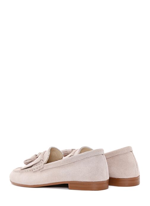 Derimod Derimod Kadın Bej Süet Deri Maskülen Loafer 25SFD350510 | Boyner Bej - 6. görsel