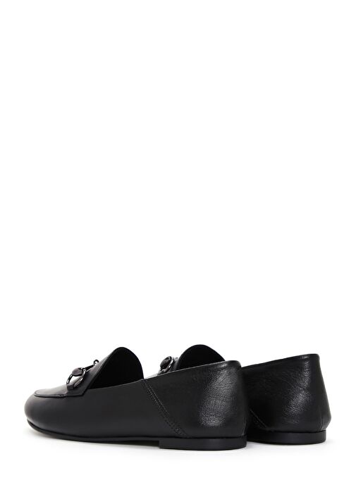 Derimod Derimod Kadın Siyah Deri Maskülen Loafer 25SFD290218 | Boyner Siyah - 6. görsel