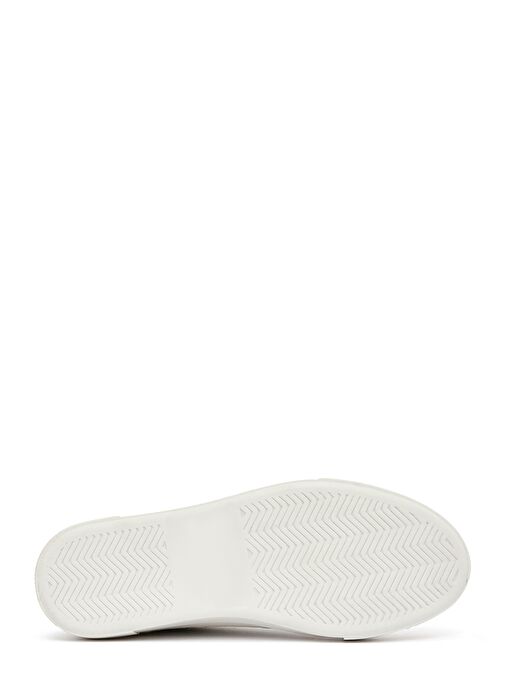 Derimod Derimod Kadın Beyaz Bağcıklı Deri Sneaker 25SFD290518 | Boyner Beyaz - 5. görsel