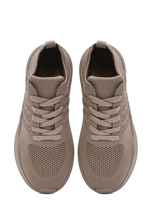 Derimod Zero Kadın Vizon Bağcıklı Kalın Tabanlı Sneaker 25SFD43146F - Görsel 7