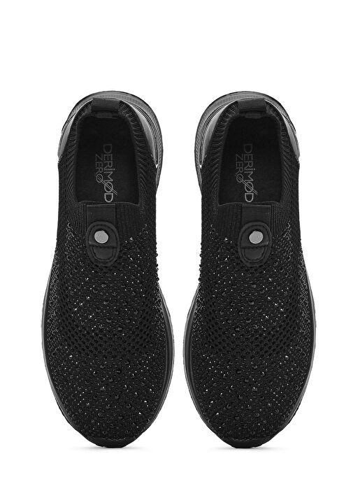 Derimod Zero Kadın Siyah Taşlı Sneaker 25SFD43136F - Görsel 8