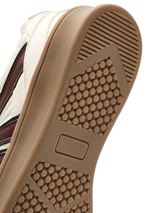 Kadın Bej Bağcıklı Sneaker 25SFD430618 - Görsel 9