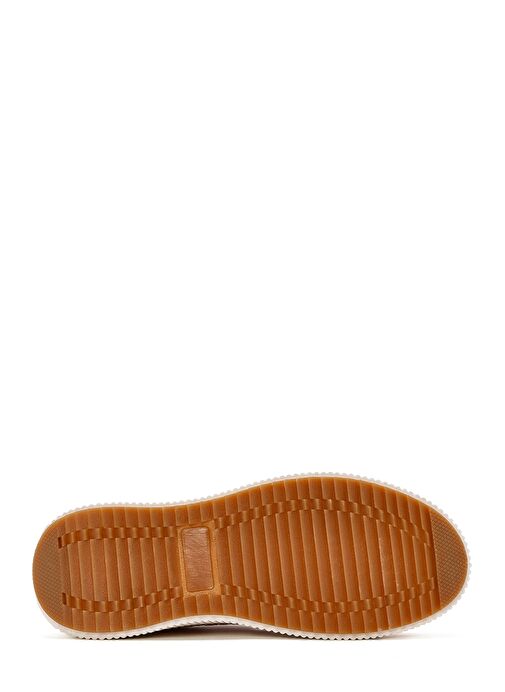 Kadın Çok Renkli Bağcıklı Kalın Tabanlı Örgülü Sneaker 25SFD43086F - Görsel 5