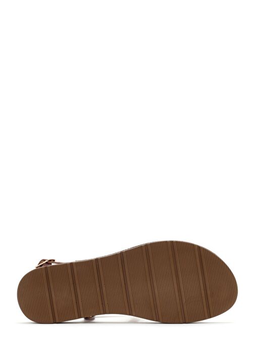 Kadın Taba Kroko Sandalet 25SFE4642E3 - Görsel 5