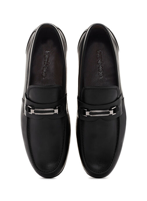Derimod Siyah Erkek Deri Loafer 25SFD670018 - Görsel 7