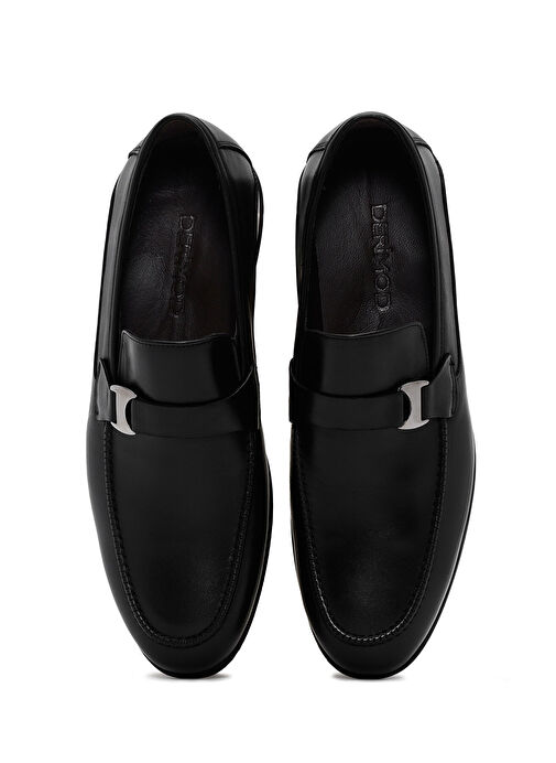 Derimod Siyah Erkek Deri Loafer 25SFD670118 - Görsel 7