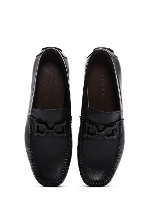 Derimod Siyah Erkek Deri Loafer 25SFD6706FT - Görsel 7