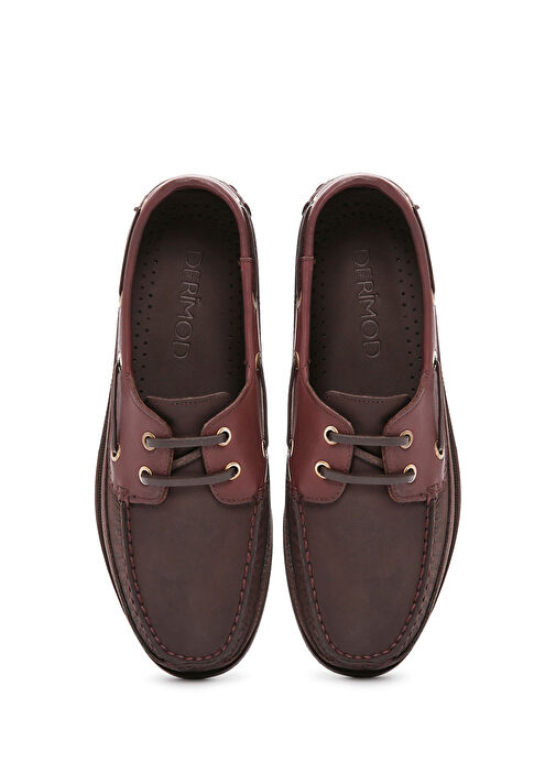 Derimod Derimod Erkek Kahverengi Deri Comfort Loafer 25SFD6607M2 | Boyner Kahverengi - 8. görsel