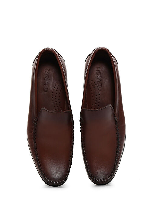 Derimod Kahverengi Erkek Deri Loafer 25SFD754018 - Görsel 7