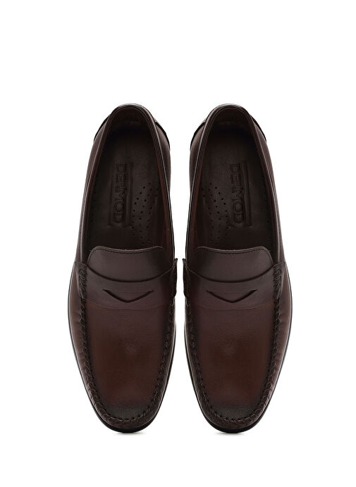 Derimod Kahverengi Erkek Deri Loafer 25SFD754118 - Görsel 8