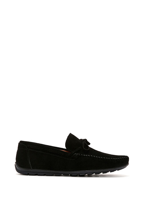 Derimod Siyah Erkek Süet Loafer 25SFD754310 - Görsel 2