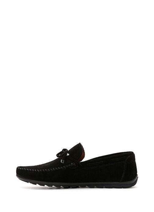 Derimod Siyah Erkek Süet Loafer 25SFD754310 - Görsel 3