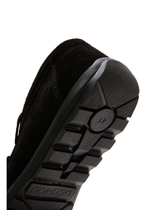 Derimod Siyah Erkek Süet Loafer 25SFD754310 - Görsel 8