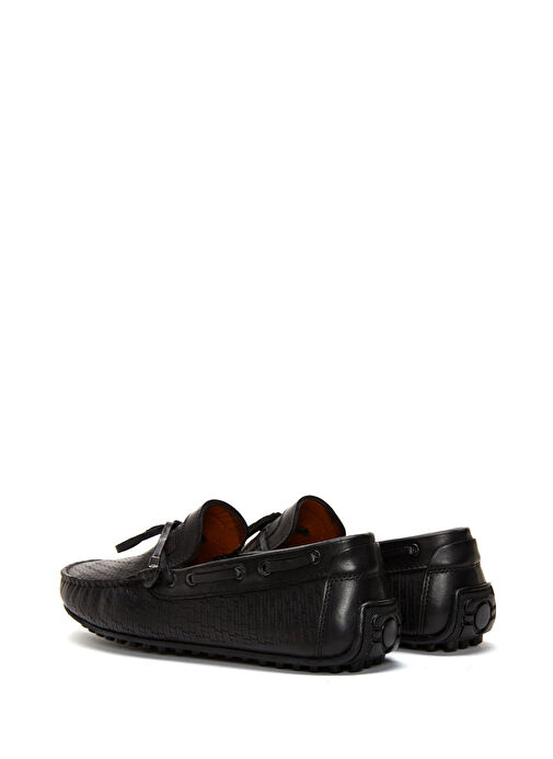 Derimod Siyah Erkek Deri Loafer 25SFD754726 - Görsel 6