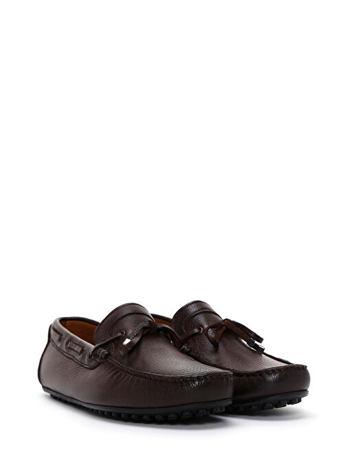 Derimod Siyah Erkek Deri Loafer 25SFD7548FT - Görsel 4