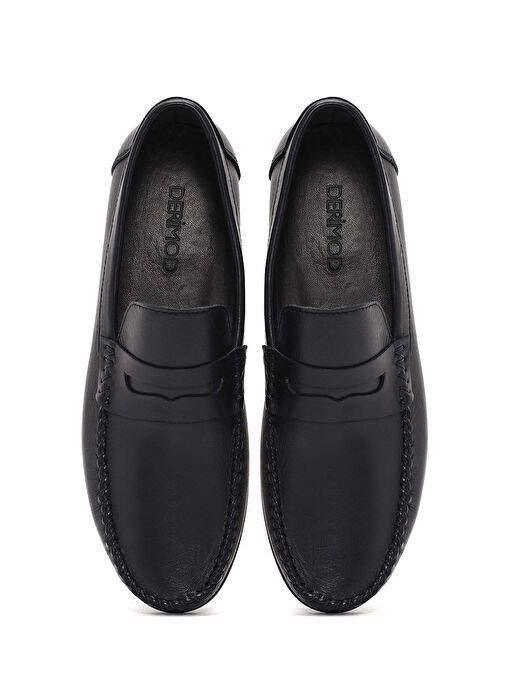 Derimod Siyah Erkek Deri Loafer 25SFD755018 - Görsel 8
