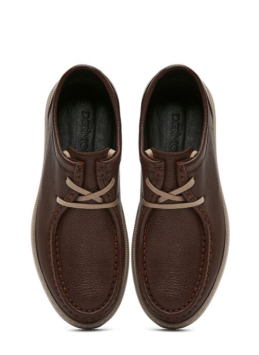 Derimod Derimod Erkek Kahverengi Bağcıklı Deri Casual Ayakkabı 25SFD7550FT Klasik Ayakkabı | Boyner Kahverengi - 8. görsel