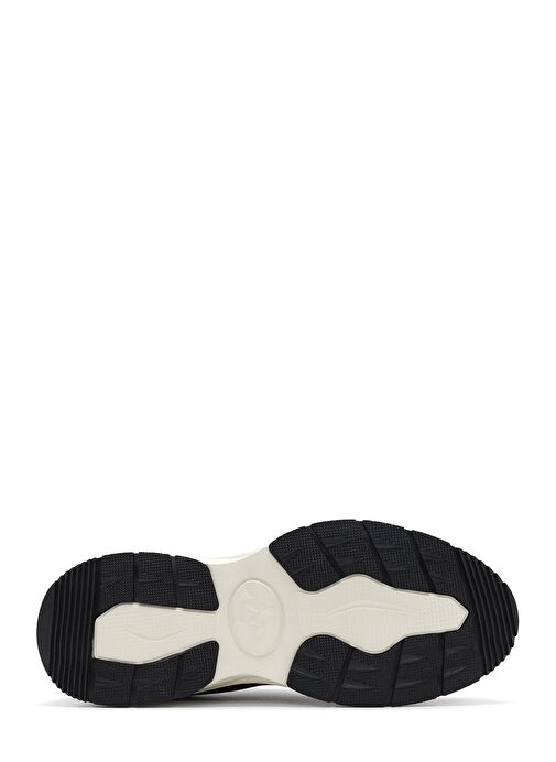 Erkek Siyah Bağcıklı Kalın Tabanlı Sneaker 25SFD76016F - Görsel 5