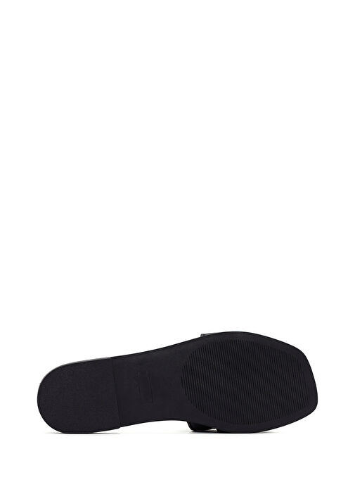 Kadın Siyah Terlik 25SFE480318 - Görsel 5