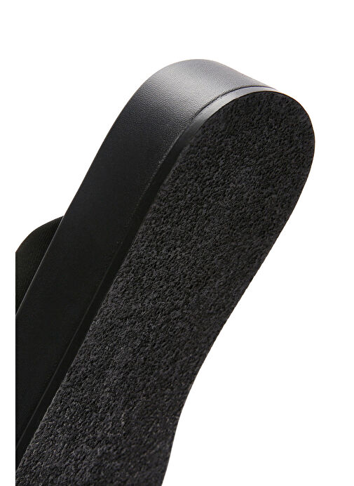 Derimod Derimod Kadın Siyah Kalın Tabanlı Terlik 25SFE48046F Sandalet & Terlik | Boyner Siyah - 9. görsel