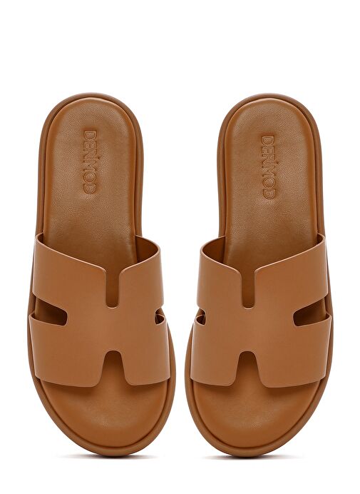 Kadın Taba Kalın Tabanlı Terlik 25SFE480818 - Görsel 8