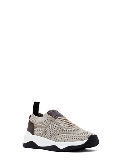 Derimod Zero Erkek Bej Kalın Tabanlı Kumaş Sneaker 25SFD69206F - Görsel 7