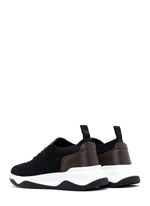 Derimod Zero Erkek Siyah Kalın Tabanlı Kumaş Sneaker 25SFD69206F - Görsel 6