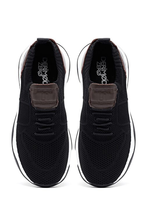 Derimod Zero Erkek Siyah Kalın Tabanlı Kumaş Sneaker 25SFD69206F - Görsel 8