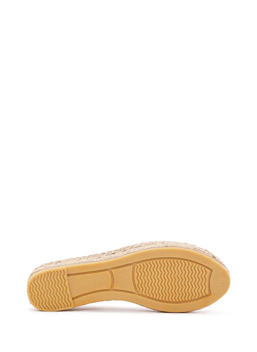 Derimod Bej Kadın Kumaş Espadril 25SFD20566F - Görsel 5