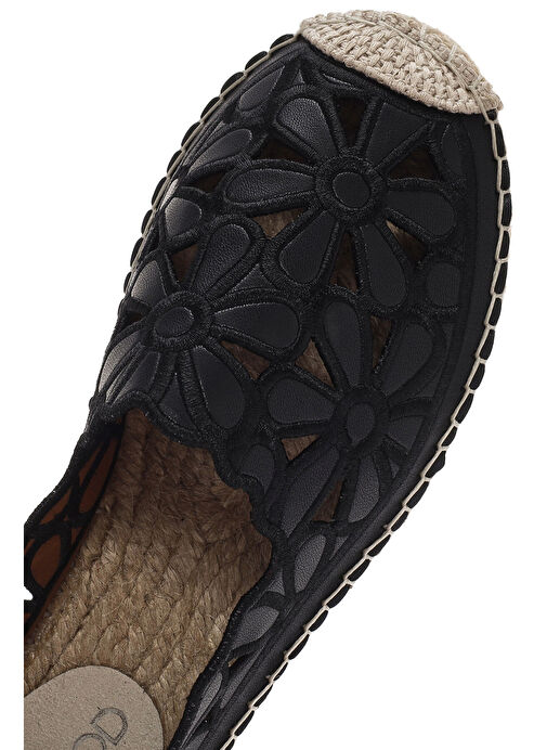 Kadın Siyah Espadril 25SFD205514 - Görsel 7