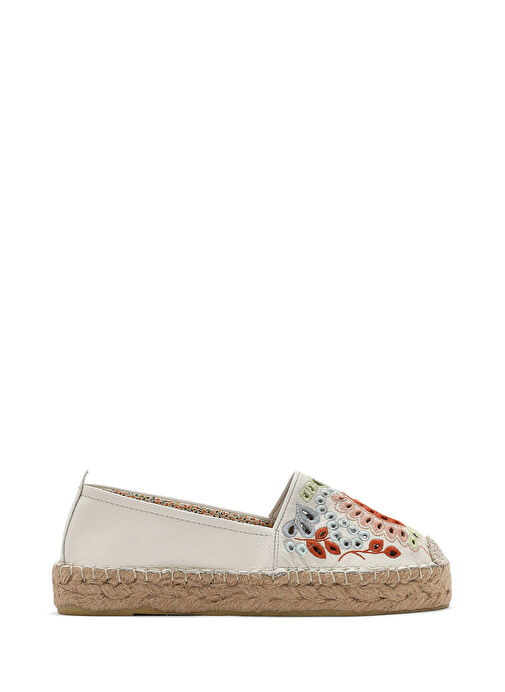 Kadın Bej Desenli Espadril 25SFD207014 - Görsel 2