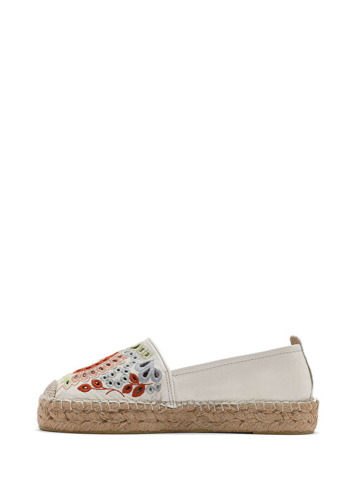 Kadın Bej Desenli Espadril 25SFD207014 - Görsel 3