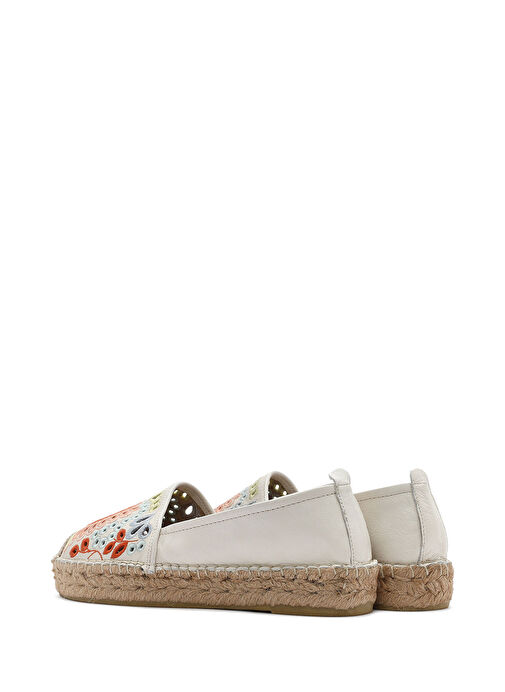 Kadın Bej Desenli Espadril 25SFD207014 - Görsel 6