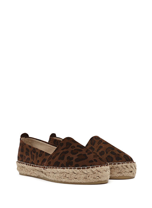 Derimod Derimod Belirsiz Kadın Leopar Espadril 25SFD207110 Casual Ayakkabı | Boyner Belirsiz - 4. görsel