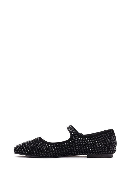 Derimod Derimod Siyah Kadın Deri Babet 25SFD1800TS | Boyner Siyah - 3. görsel