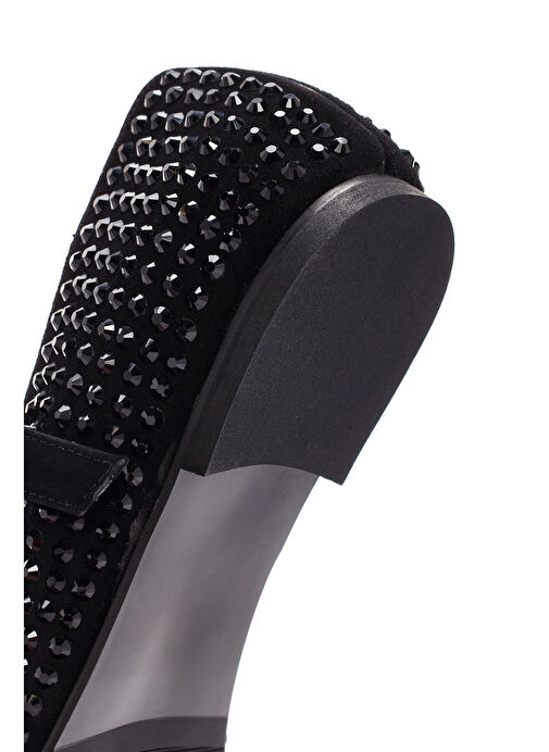 Derimod Derimod Siyah Kadın Deri Babet 25SFD1800TS | Boyner Siyah - 9. görsel