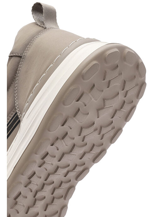 Erkek Bej Bağcıklı Kumaş Sneaker 25SFD69386F - Görsel 9