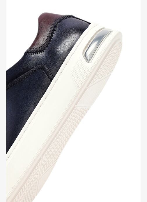 Derimod Derimod Erkek Lacivert Bağcıklı Deri Sneaker 25SFD693018 | Boyner Lacivert - 9. görsel