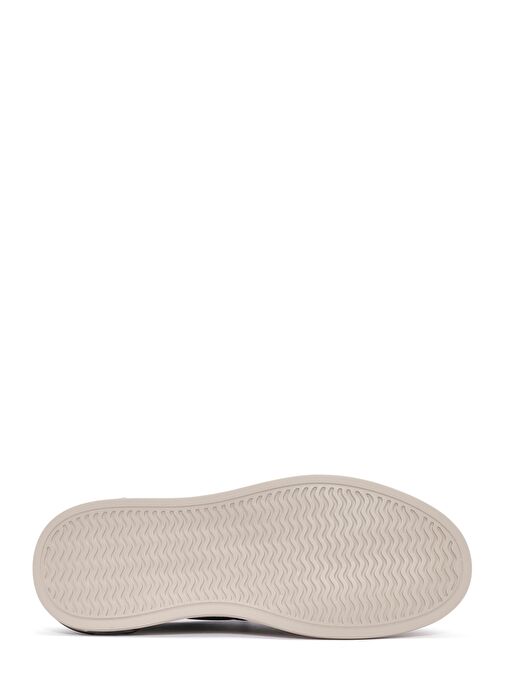 Erkek Siyah Bağcıklı Desenli Kumaş Sneaker 25SFD69326F - Görsel 5