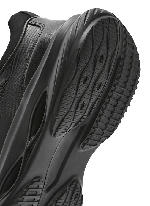 Erkek Siyah Kalın Tabanlı Bağcıklı Kumaş Sneaker 25SFD695414 - Görsel 9
