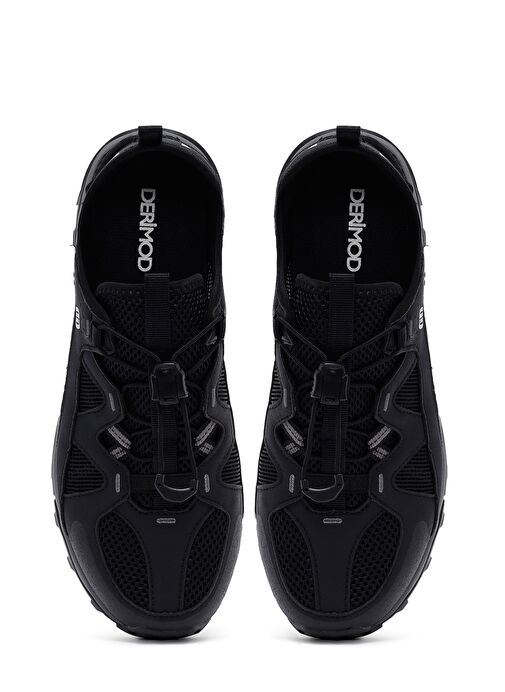 Erkek Siyah Deri Casual Ayakkabı 25SFD695614 - Görsel 8