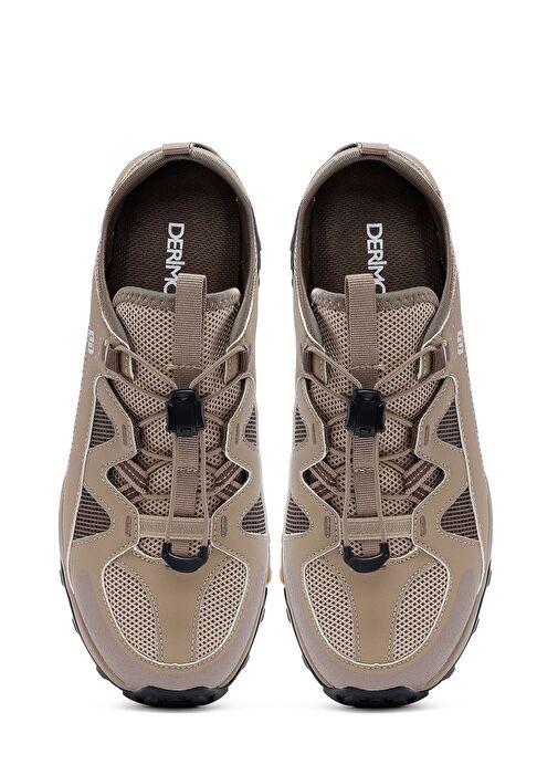 Erkek Bej Deri Casual Ayakkabı 25SFD695614 - Görsel 8