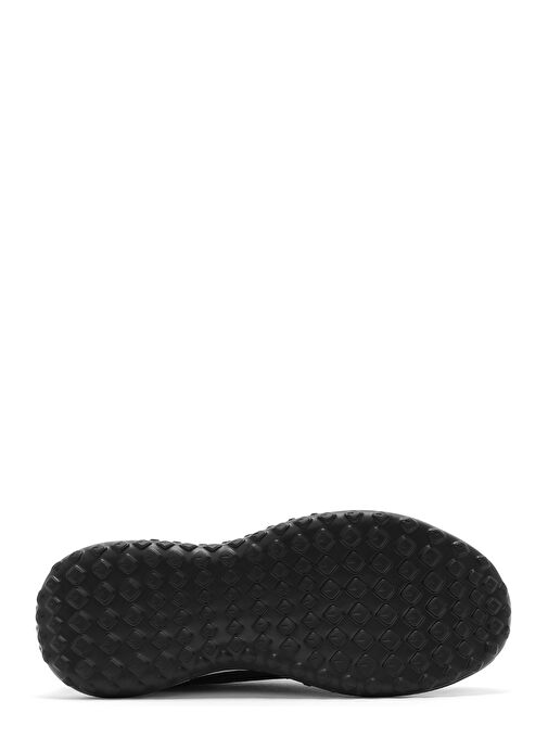 Erkek Siyah Bağcıklı Kalın Tabanlı Sneaker 25SFD692614 - Görsel 5